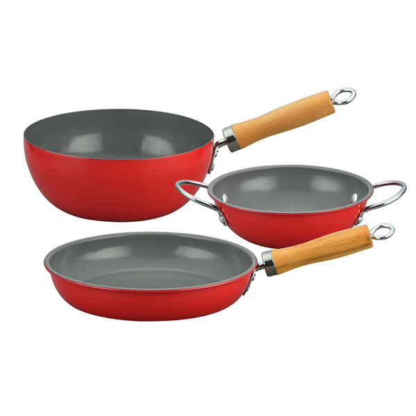 SET NORUEGA 3 PIEZAS ROJO 