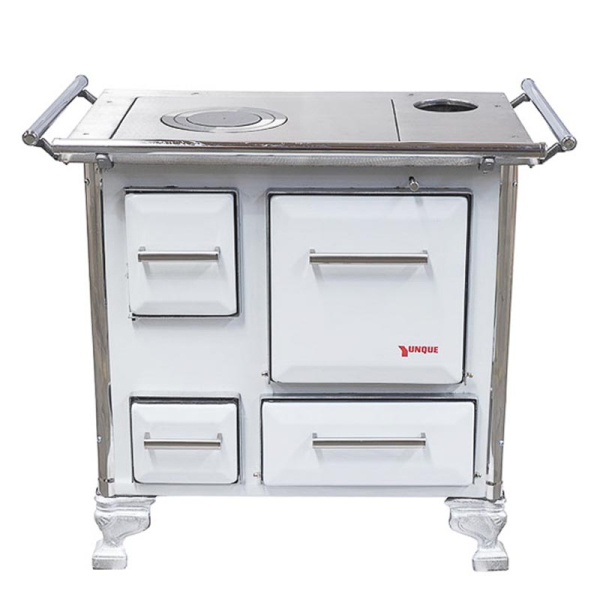 COCINA A LEÑA BLANCA YUNQUE MUEBLE 80X56 