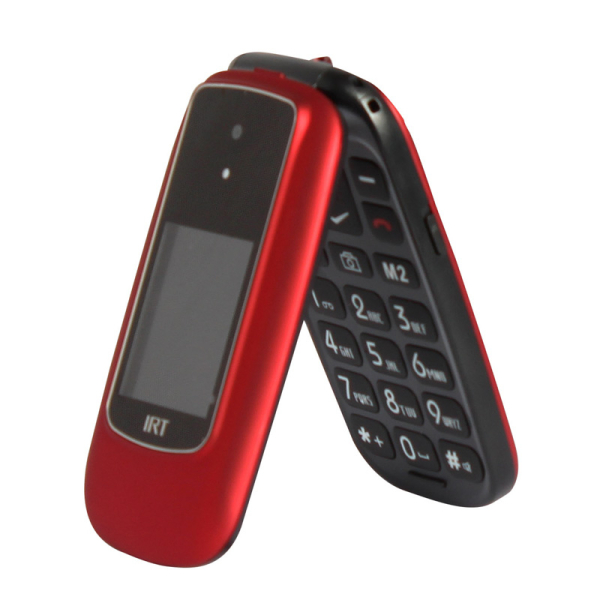 TELEFONO SENIOR 410R ROJO 