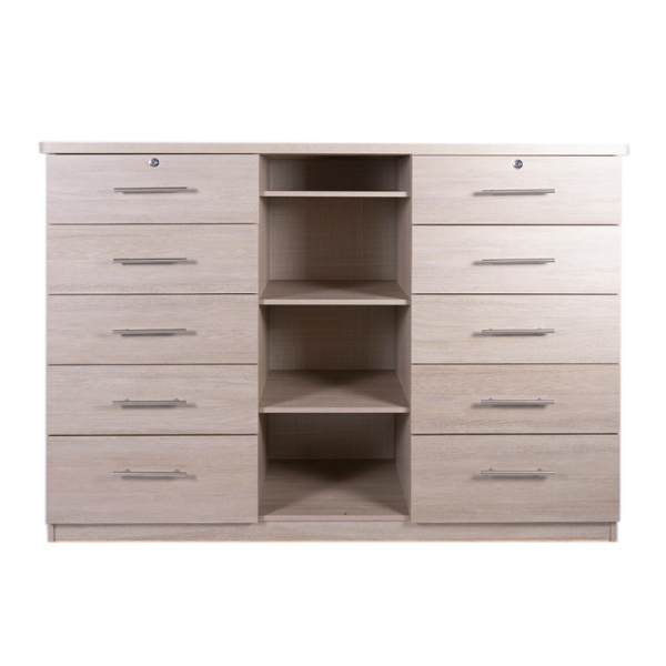 COMODA 8 CAJONES CON REPISA CAMBRIAN BI 