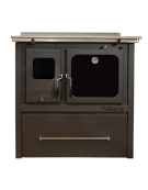COCINA A LEÑA M-90 GRIS 