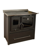 COCINA A LEÑA M-90 GRIS 