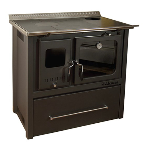 COCINA A LEÑA M-80 GRIS 