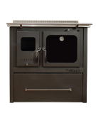 COCINA A LEÑA M-80 GRIS 