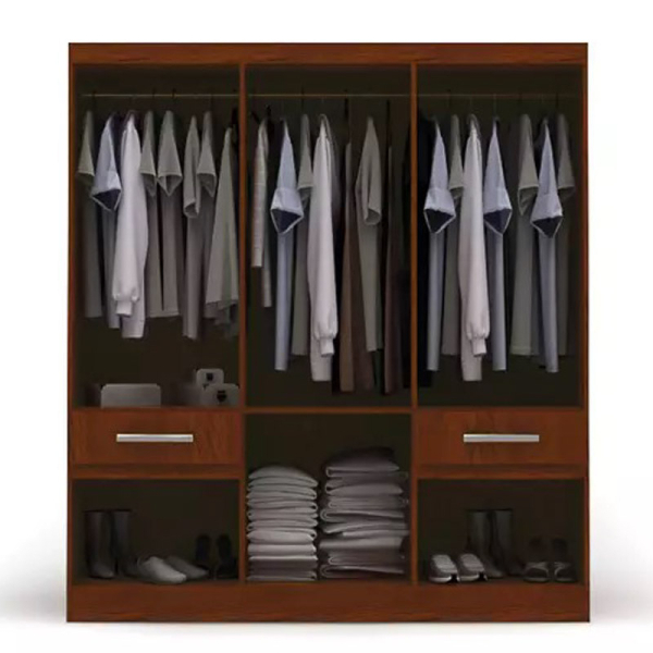 CLOSET B544 YARDAS TECA 6 PUERTAS 2 CAJONES 2 ZAPATERAS 