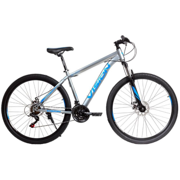 BICICLETA ARO 29 MTB OXIGEN GRIS/AZUL 