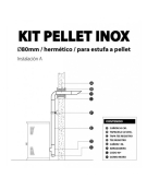 KIT INSTALACION PELLET MURO