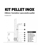 KIT INSTALACION PELLET MURO