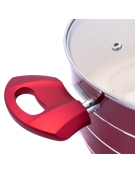 OLLA 28CM TAPA VIDRIO ANTIADHERENTE 