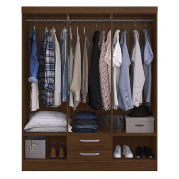 CLOSET TURQUESA 6P 2C CACAU 