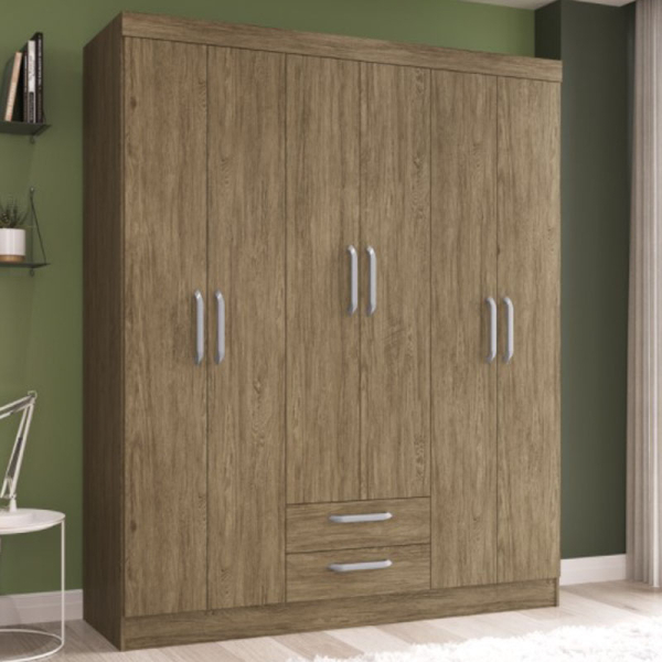 CLOSET TURQUESA 6P 2C WOOD 