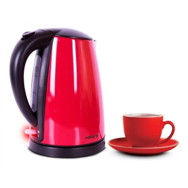 HERVIDOR VK1000 INOX ROJO 1.7LTS 