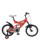 BICICLETA DISNEY ARO 16 CARS DOBLE SUSPENSION ACERO 