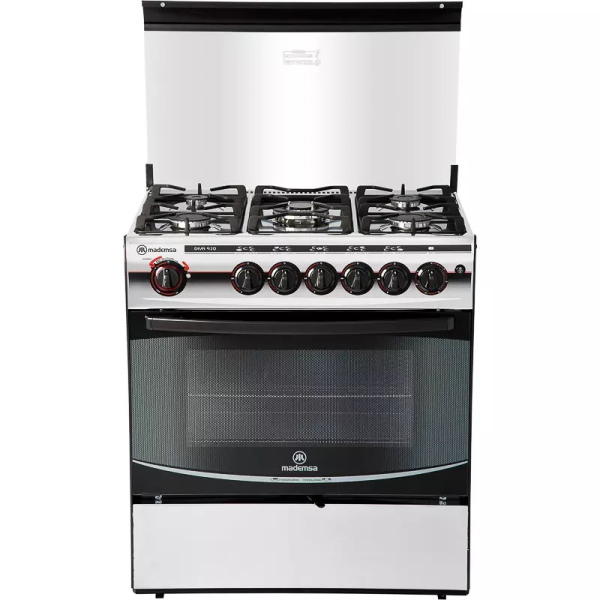 COCINA A GAS 5 QUEMADORES MADEMSA DIVA 920 