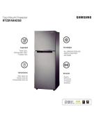 REFRIGERADOR TOP MOUNT 255 LT CON ALL AROUND COOLING RT25FARADS8/ZS 