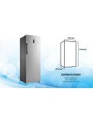 FREEZER VERTICAL MIDEA NO FROST 227 LITROS MFV-2400S312FW 