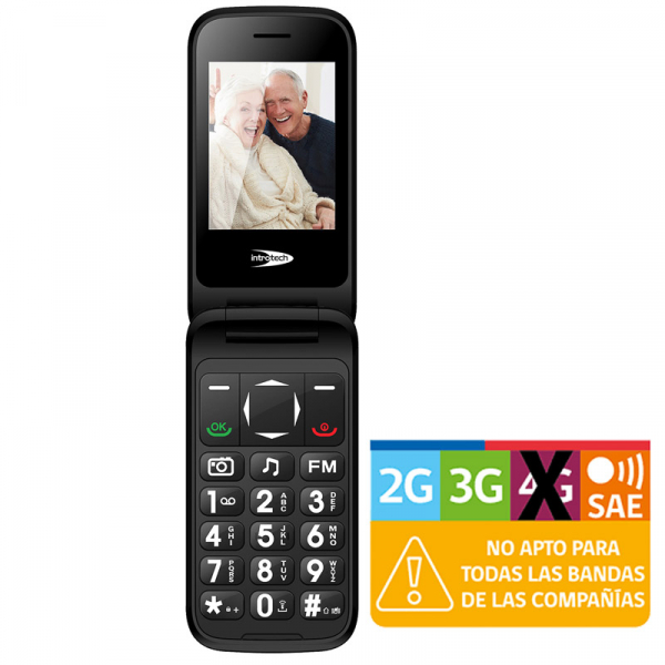 TELEF. SENIOR PARA ADULTO MAYOR INTROTECH MODELO IT-SG02-3G 