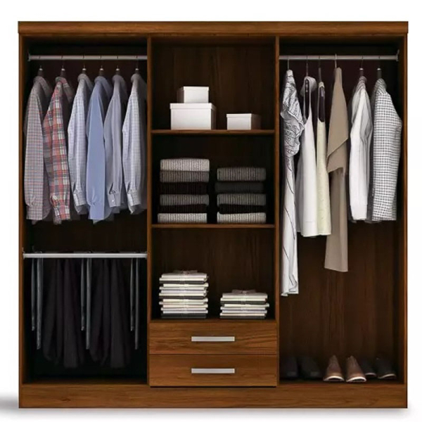 CLOSET S446 YARDAS TECA 6 PUERTAS 2 CAJONES 