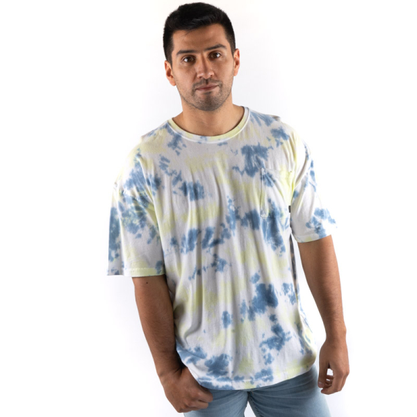 POLERA TYE DIE SV1755 AZUL/AMA