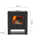 CALEFACTOR GOLD 500 CHARCOAL 