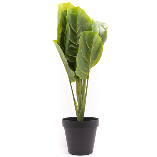 PLANTA FLOR ARTIFICIAL 42CM CON MACETERO 