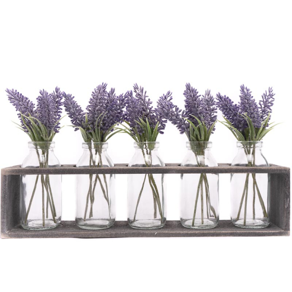 PLANTA ARTIFICIAL 4PZS LAVANDA 