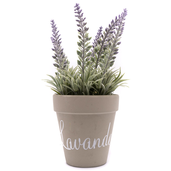 PLANTA ARTIFICIAL 21CM LAVANDA 