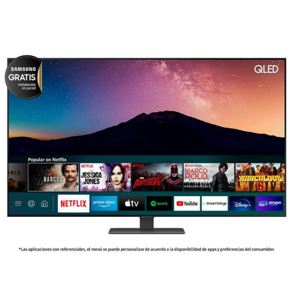 TV LED 65" QN65Q80AAGXZS 