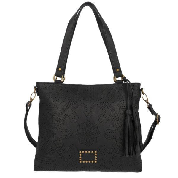 CARTERA BERMEJO TOTE M NEGRO 