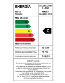 CALEFACTOR LEÑA CLASSIC 400 NS 