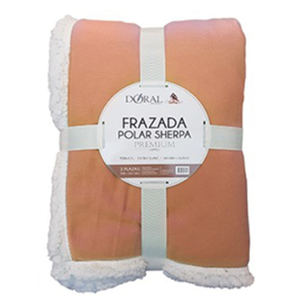 FRAZADA POLAR SHERPA PREMIUM 1.5PL 