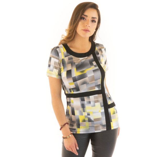 POLERA ESTAMPADA 8004 ROSA