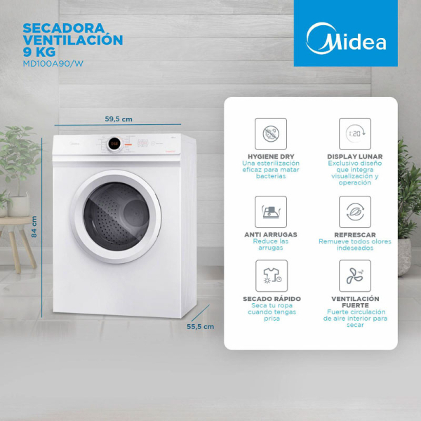 SECADORA MD100A90/W 