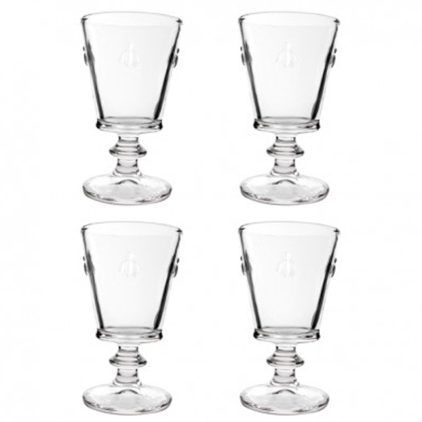 COPAS SET 4 COPAS VINO ABEJA 23CL 