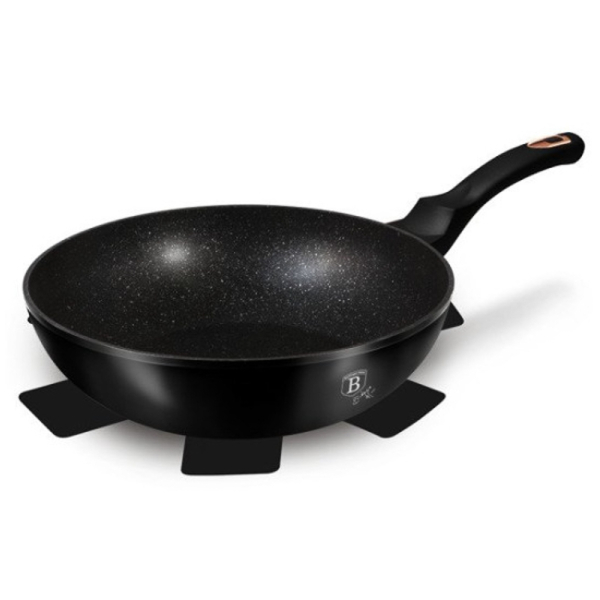 SARTEN WOK 28CM NG/ROSA 