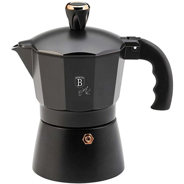 CAFETERA 3 TAZAS MOKA EXPRESS COLOR NEGRA