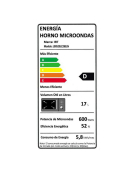 MICROONDA DIGITAL 20L NEGRO 