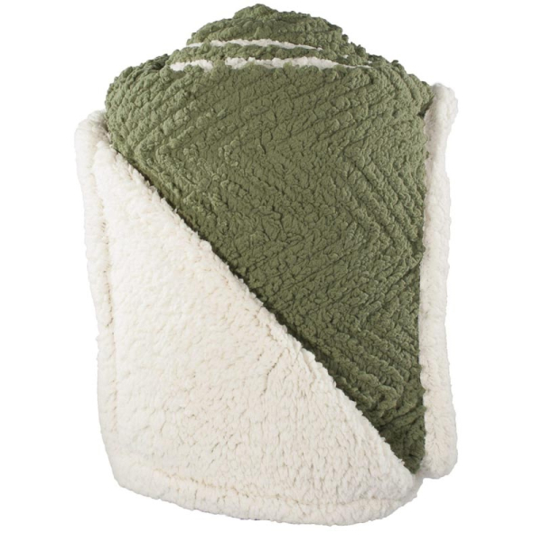 FRAZADA CHIPORRO ESPIGA 2.5PL VERDE 