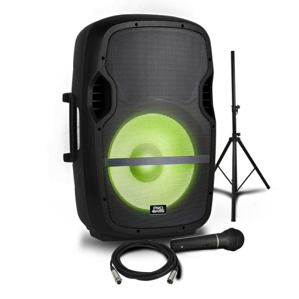PARLANTE KARAOKE ACTIVO PROBASS ELEVATE LP 