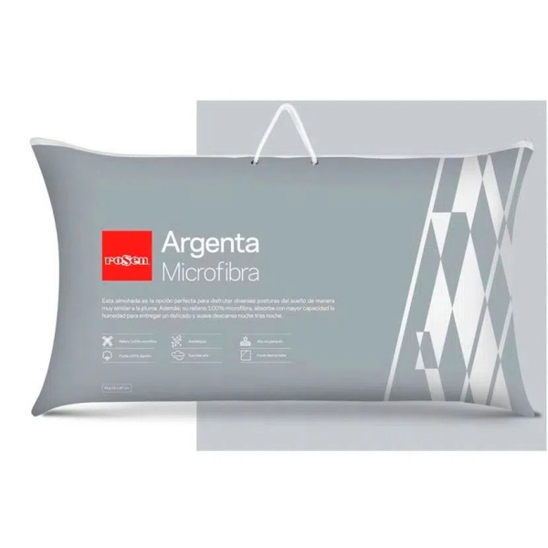 ALMOHADA MICROFIBRA ARGENTA NEW KING 50 X 90 CM 