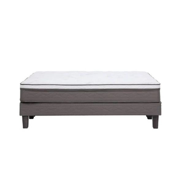 CAMA EUROPEA NEW STYLE 6 2 PLAZAS 150 X 200 CM BASE DIVIDIDA CON RESPALDO FERRARA 