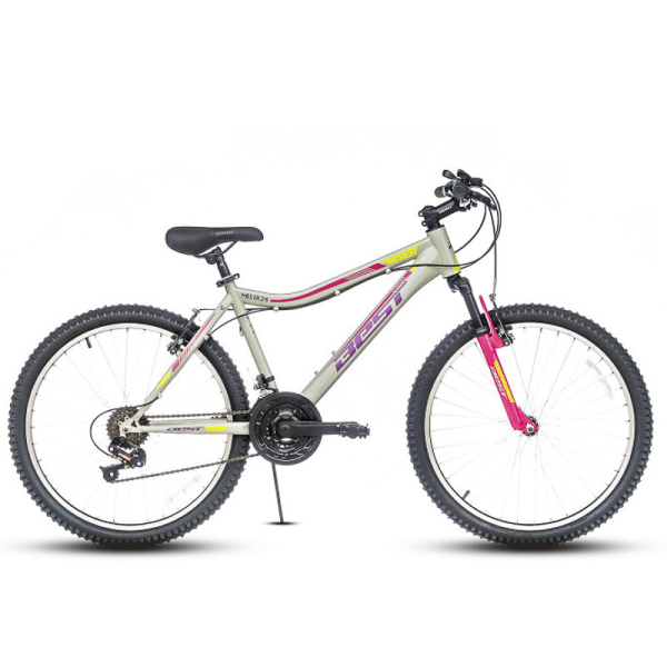 BICICLETA ARO 24 MTB MELIA ROJO/VERDE 