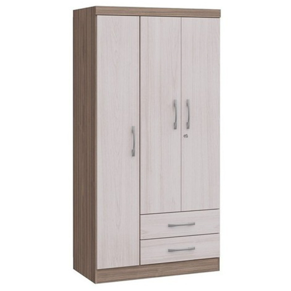 CLOSET 3 PUERTAS 2 CAJONES Y443 BICOLOR 