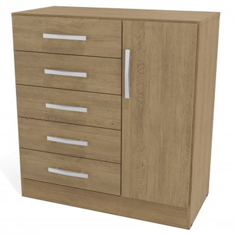 CAJONERA D3221, 5 CAJONES CEDRO MUEBLES CHILLAN. - Multitienda Copelec