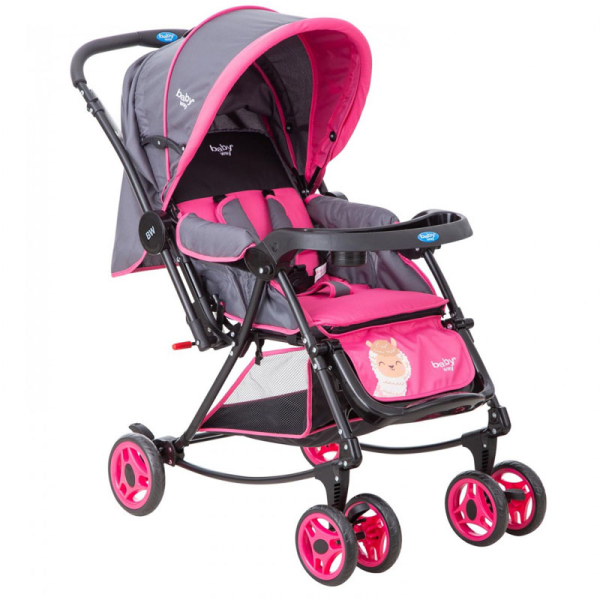 COCHE CUNA BW305 FUCSIA 