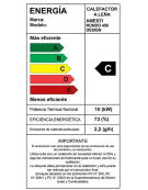 CALEFACTOR A LEÑA RONDO 450 DESIGN AMESTI