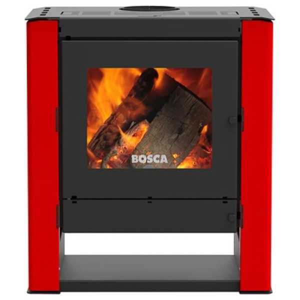CALEFACTOR A LEÑA GOLD 500 ROJO 