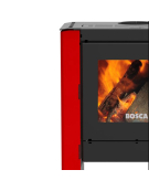 CALEFACTOR A LEÑA GOLD 500 ROJO 
