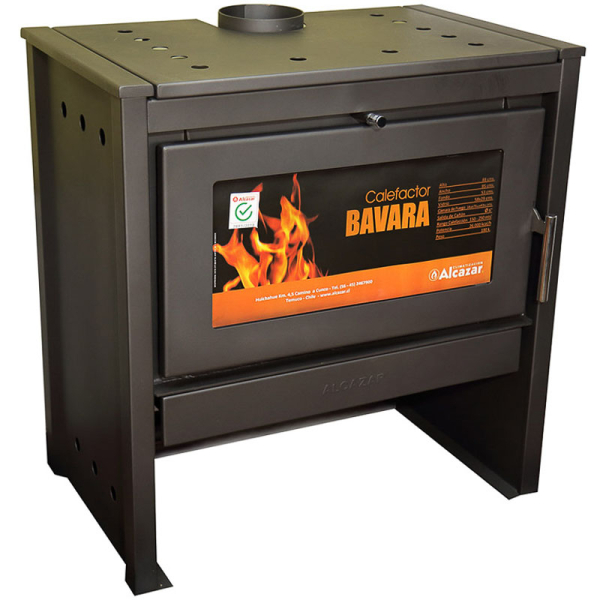 CALEFACTOR BAVARA GRIS CHARCOAL 