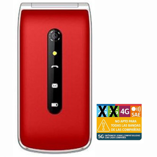 TELEFONO VISMOV V909T ROJO 